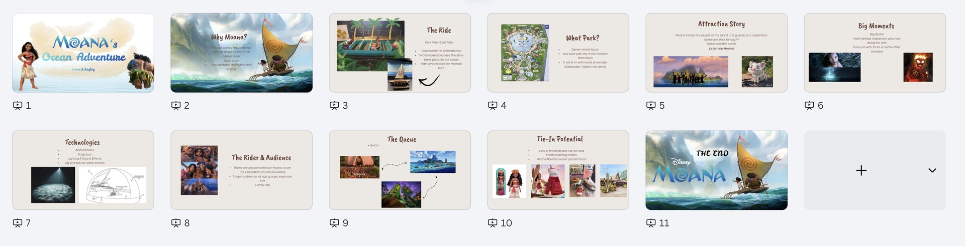 Theme park research presentation