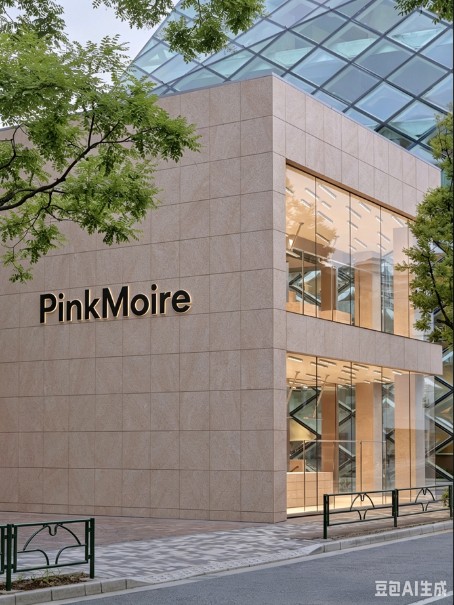 PinkMoire storefront concept used alongside the SWOT study