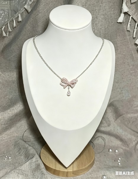 Bow pendant jewellery research reference